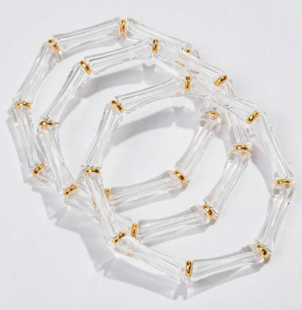 Birdie Bamboo Bracelets Acrylic