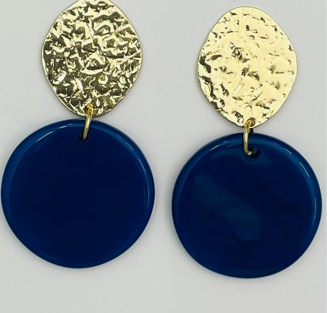 Dallas Earrings Cobalt